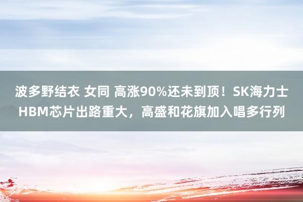 波多野结衣 女同 高涨90%还未到顶！SK海力士HBM芯片出路重大，高盛和花旗加入唱多行列